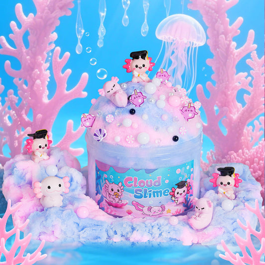 Joytry cloud slime in blue-pink-purple palette for cozy tactile fun