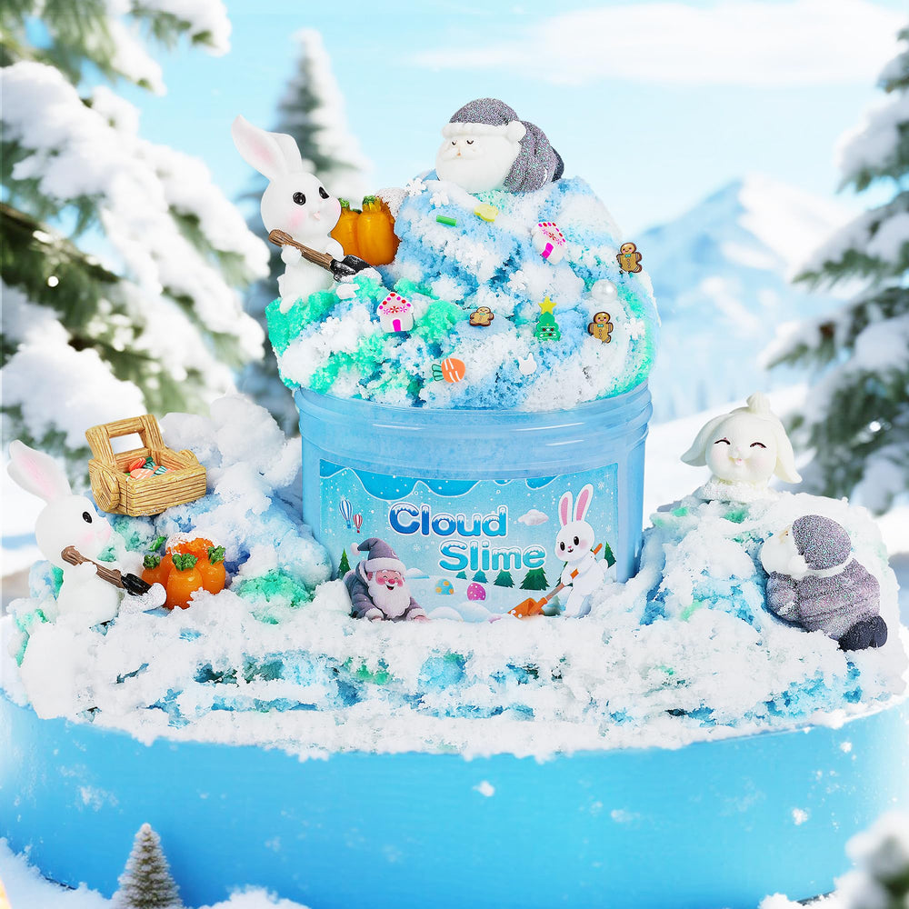 Joytry Cloud Slime glitter pack close-up highlighting sparkling glitter for creative sensory fun
