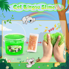 Joytry Koala Slime Kit party favors setup for birthdays and gatherings.