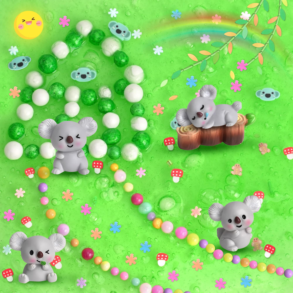 Joytry Koala Slime Kit stretchy play demo for hands-on fun.