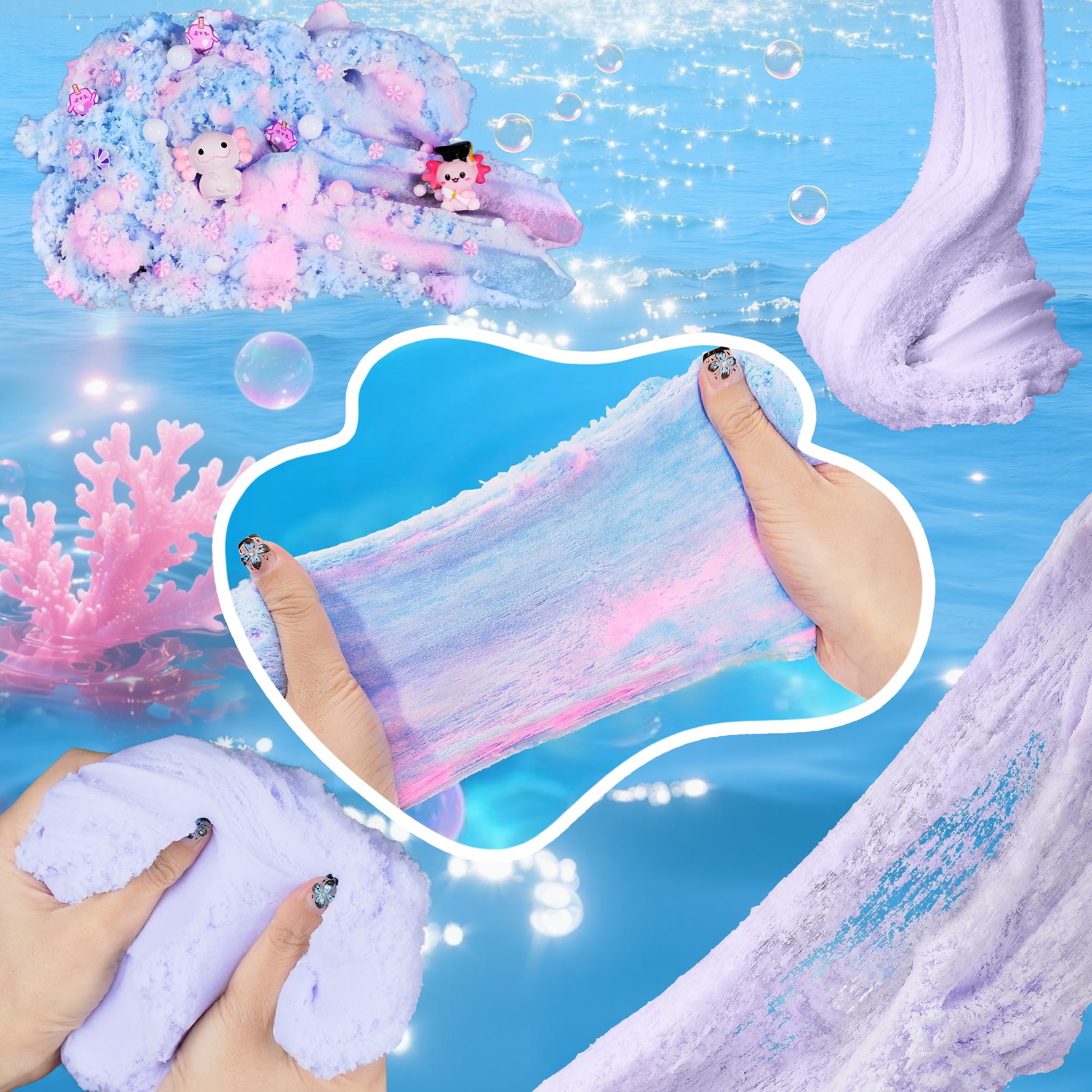 Joytry non-sticky formula keeps hands clean during cozy fidget sessions