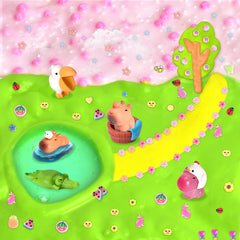 Joytry pom-poms slime includes soft decor for visual fun and tactile exploration.