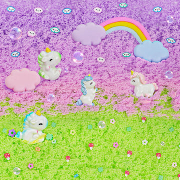 Joytry Dreamy charms enhance imaginative play during slime crafting sessions.