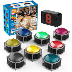 Joyublly buzzers front view for engaging classroom trivia sessions.