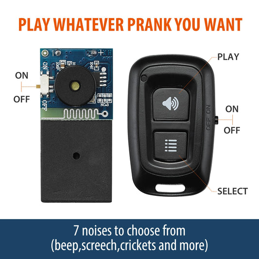 Joywhiz hidden prank device ready to surprise coworkers or family