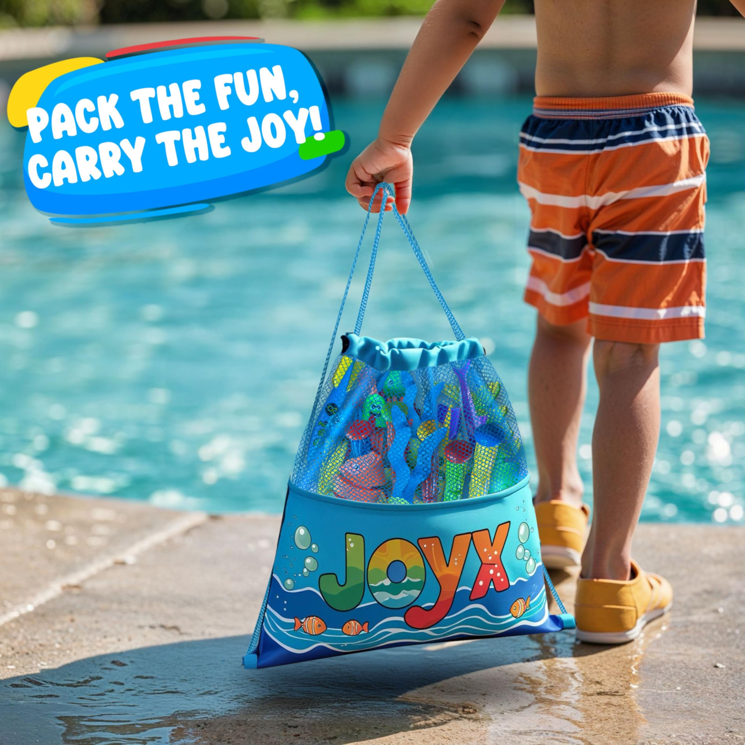 JoyX swimming goggles provide clear visibility during pool practice.