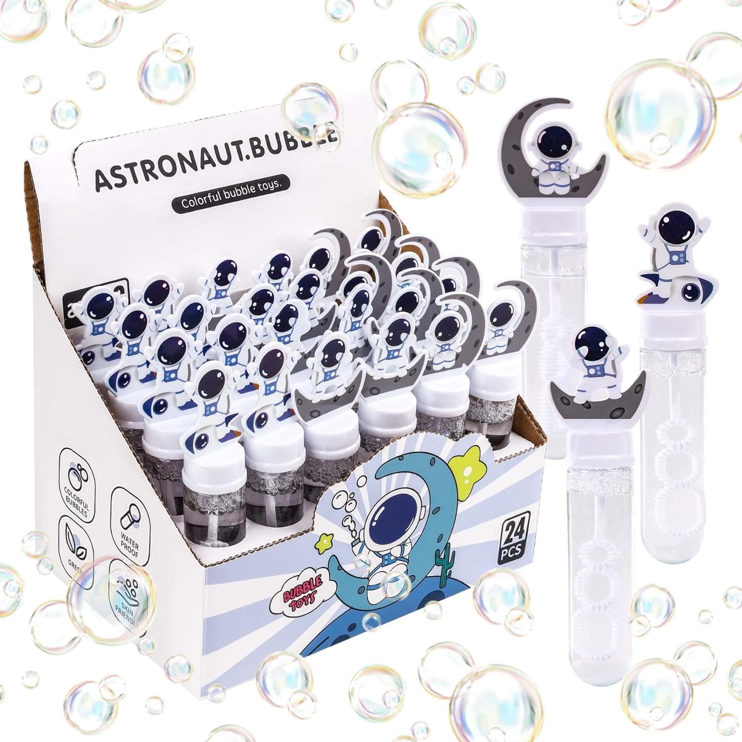 JOYYPOP space astronaut bubble wand style A for an exciting space-themed party favor.