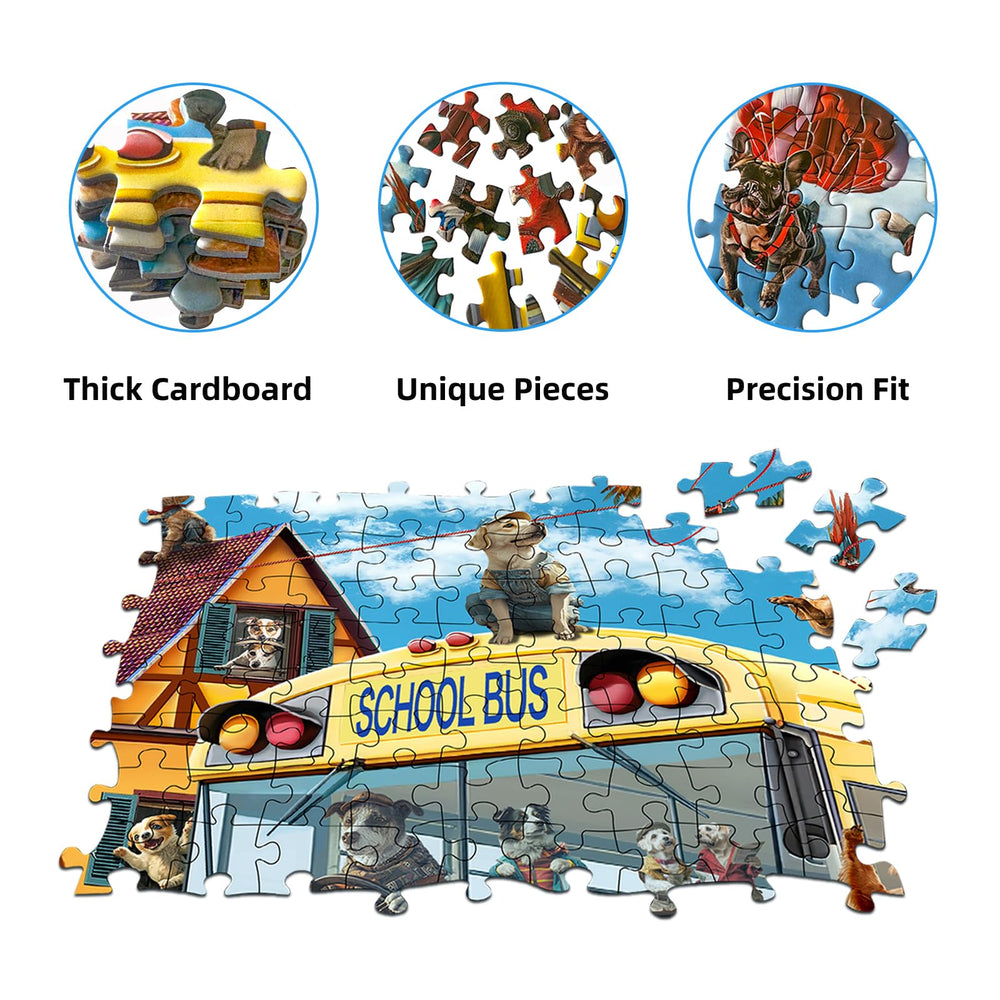 Joyzexy puzzles with poster included for quick reference during assembly