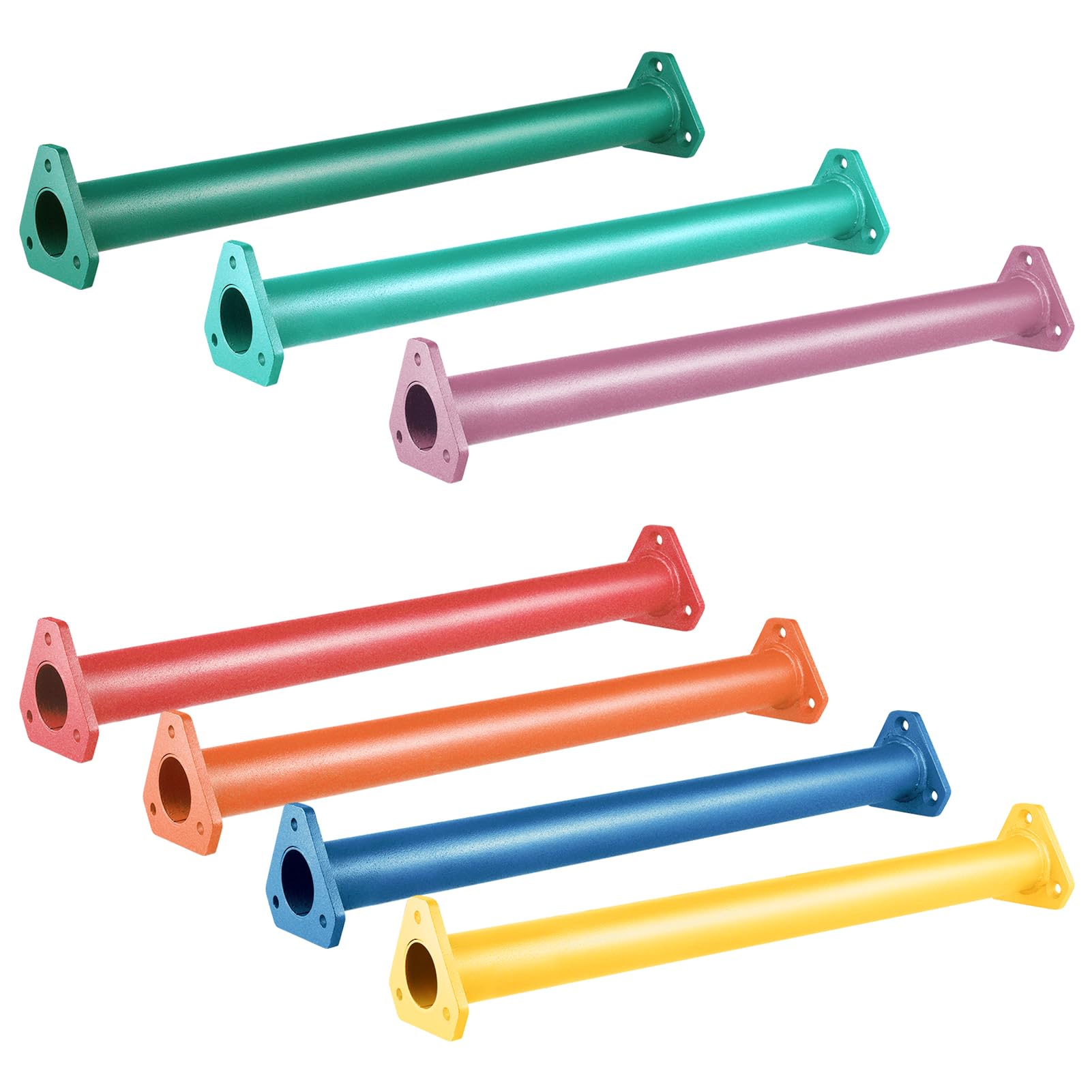 JPOIP seven-color monkey bars green bar for indoor and outdoor playground fun.