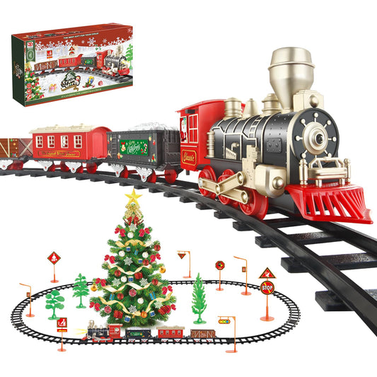 JQ JUQU electric train locomotive with lights for realistic play.