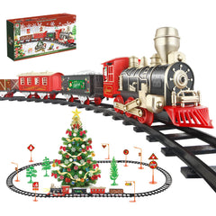 JQ JUQU electric train locomotive with lights for realistic play.