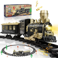 JQ JUQU locomotive with LED headlight for authentic indoor train play