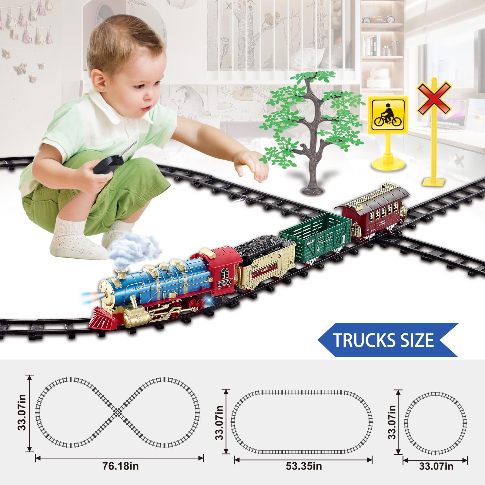 JQ JUQU seventeen-track pieces allow flexible layouts