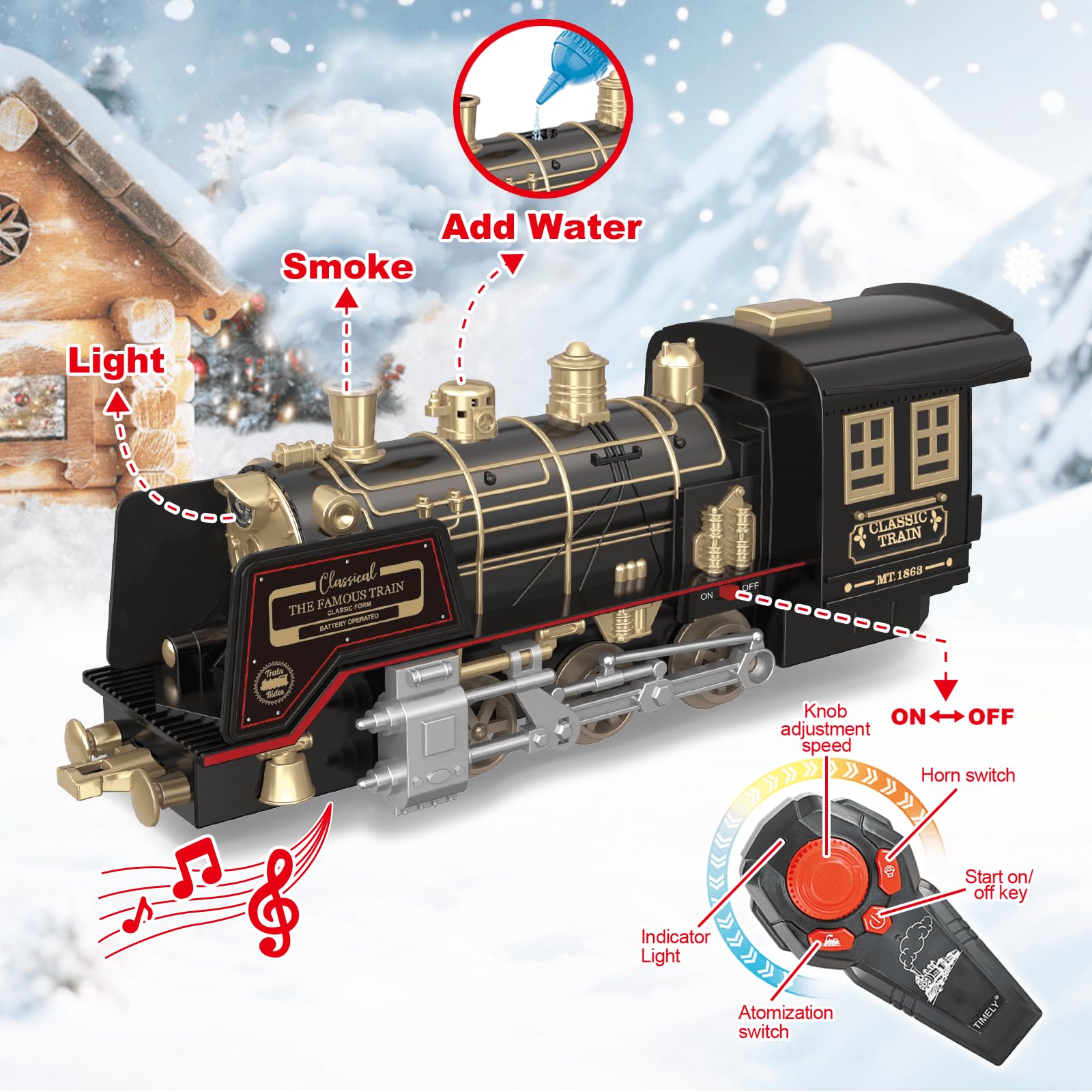 JQ JUQU coal car in the set, encouraging imaginative cargo adventures