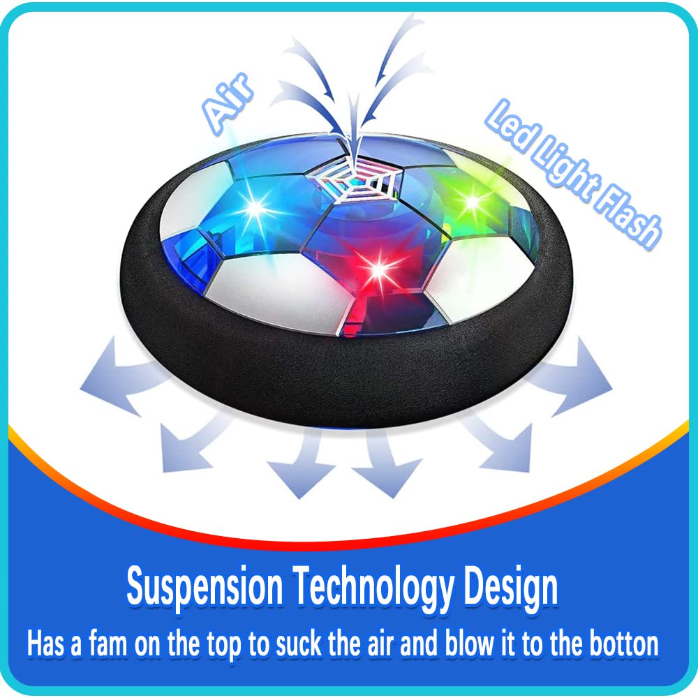 JRD&BS WINL hover ball features soft-edge cushion to protect kids and furniture.
