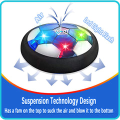 JRD&BS WINL hover ball features soft-edge cushion to protect kids and furniture.