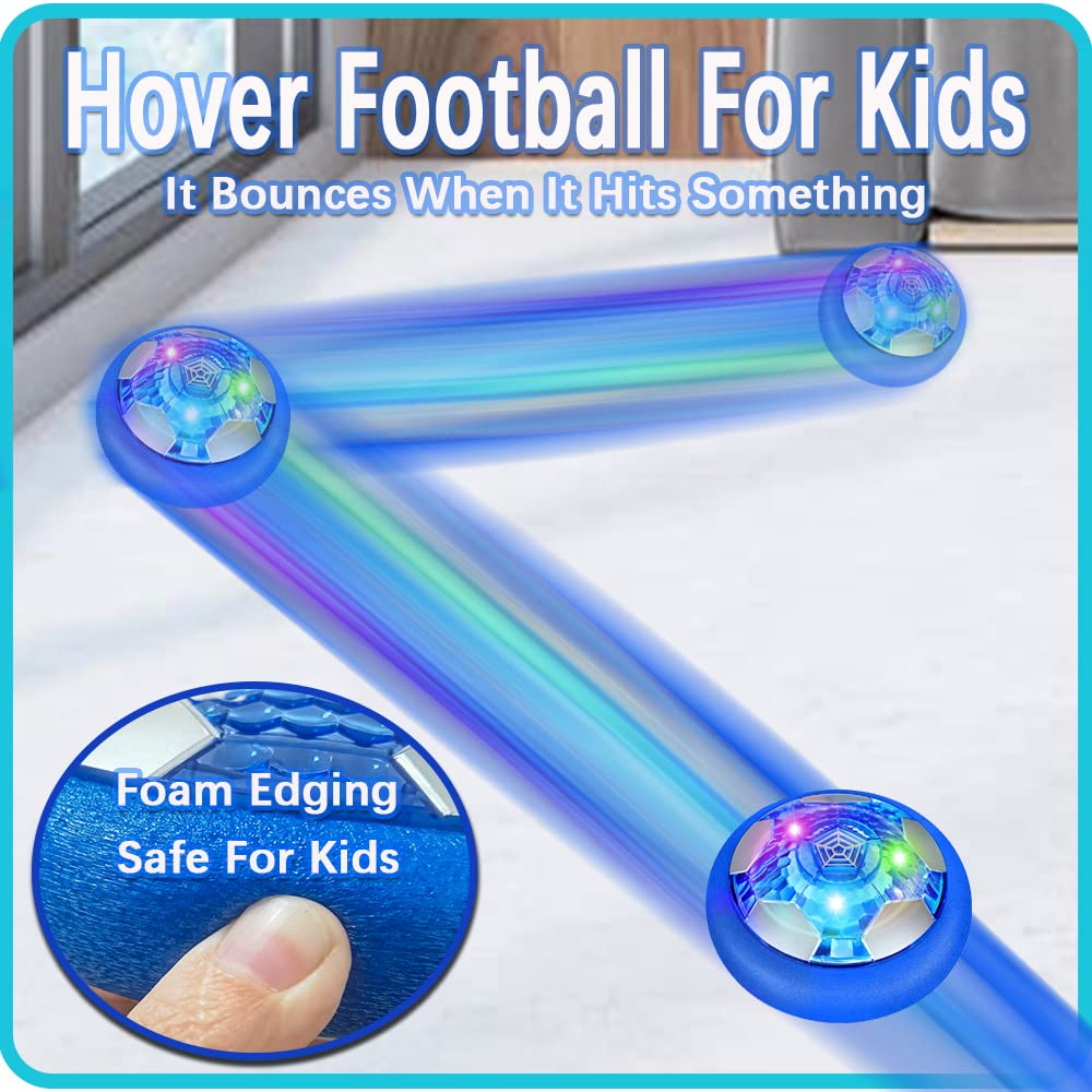 LED-lit WINLAir hover ball during a night play session