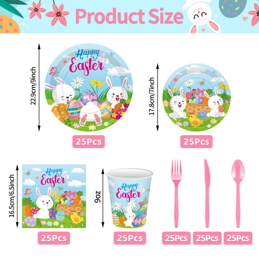 Jremreo Easter Day dessert plates for festive spring treats