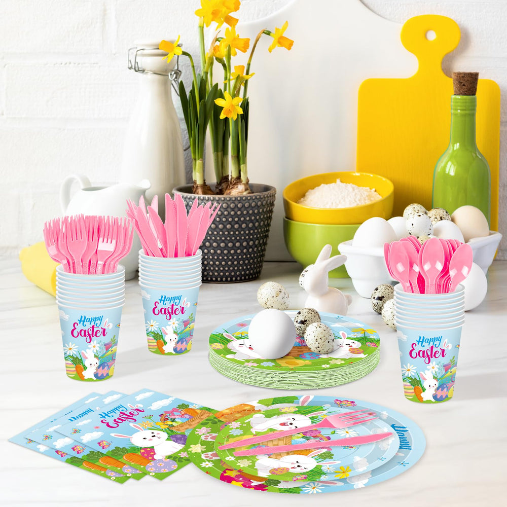 Jremreo Easter Day pink forks add color and simple serving