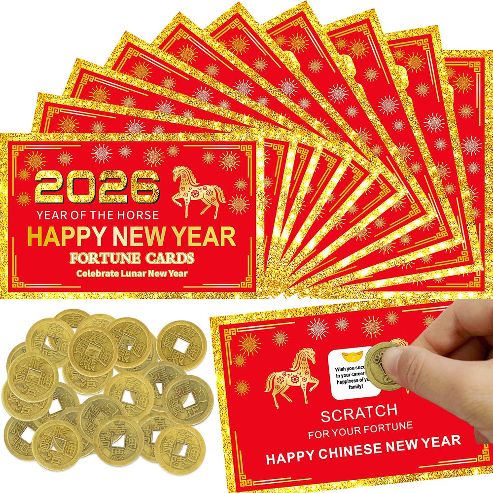 Jremreo horse-theme scratch-off card front, ideal for festive gifting