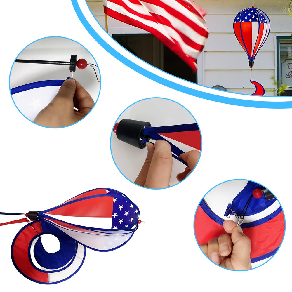 Jremreo outdoor decor wind spinner enhances patio or lawn ambiance.