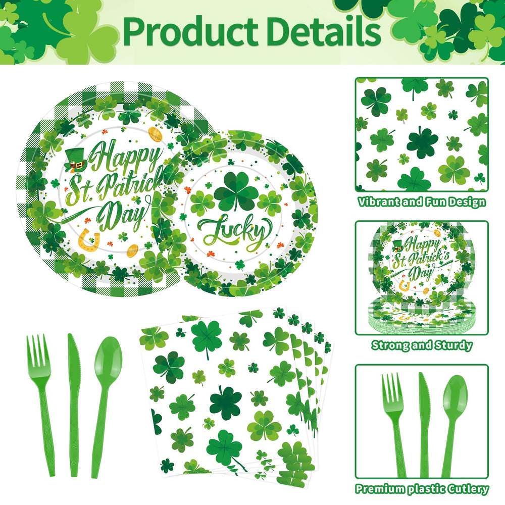 Jremreo St. Patrick's Day cups 9oz keep drinks handy and mess-free.