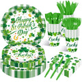 Jremreo St. Patrick's Day dinner plates 9-inch for sturdy party servings.