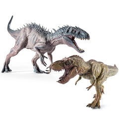 JR PARK 2Pcs set with 157-inch Tyrannosaurus Rex ready for dramatic display and play.