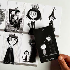 Jrskvaro Dark Whimsical Court Cards featuring quirky characters for dynamic storytelling