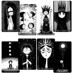 Jrskvaro Dark Whimsical Major Arcana illustrations offering bold scenes for beginners