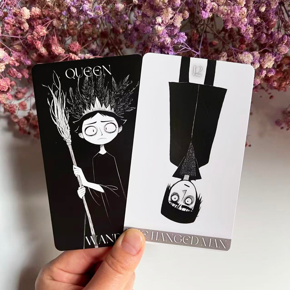 Jrskvaro Reading spread with these cards inviting intuitive interpretations