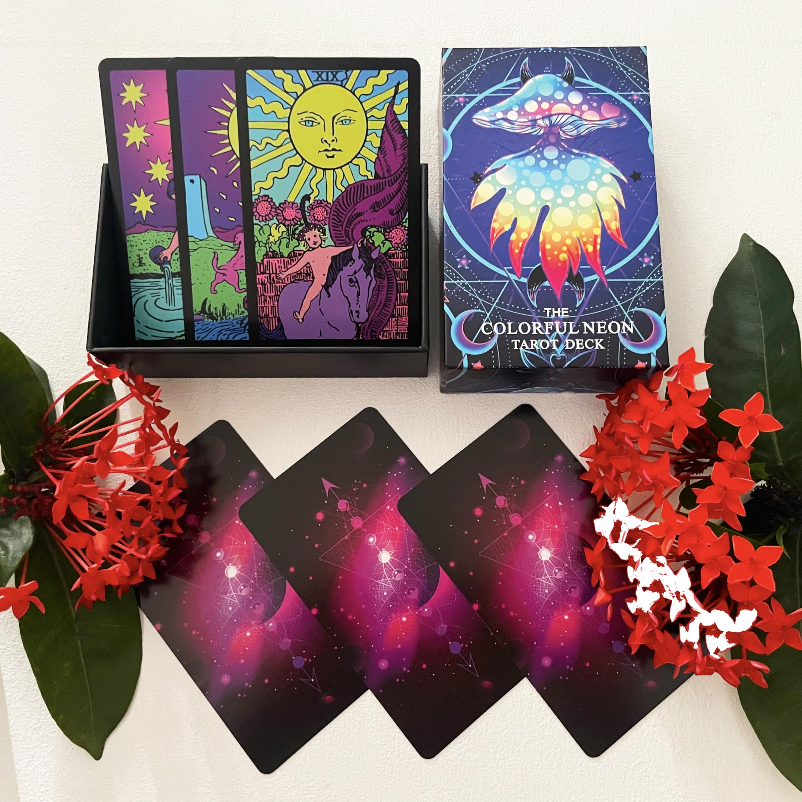Jrskvaro guidebook featuring neon imagery to support beginner meanings