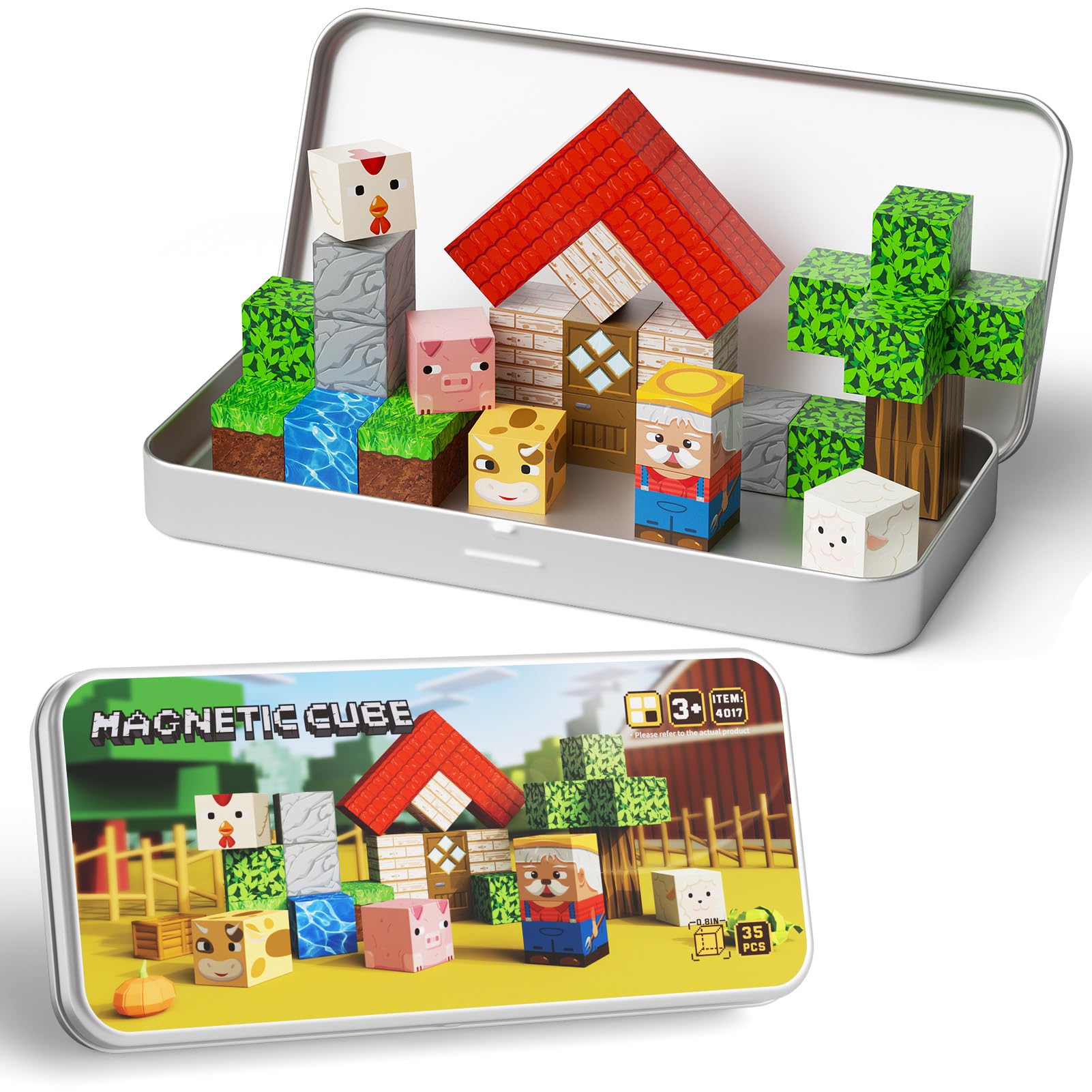 Blocks producing bell-like sounds to enhance sensory engagement during play