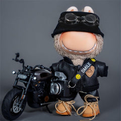 JSINMA Labubu knit beanie and goggles ideal for playful styling