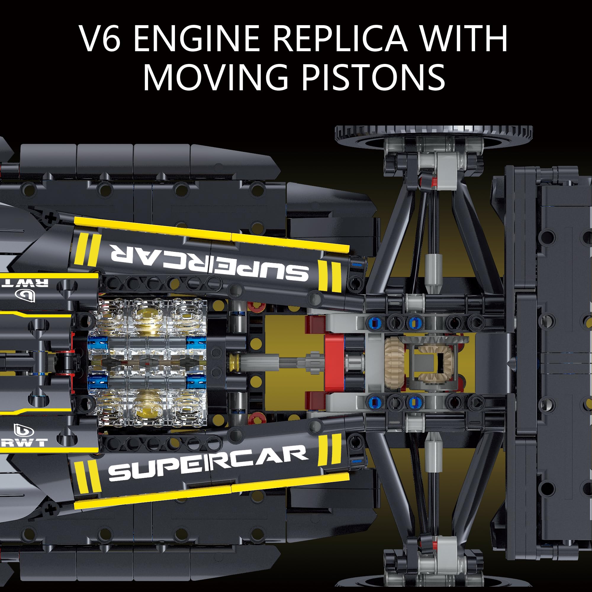JSINMA Technic F1 RS20 suspension and chassis showcase authentic engineering