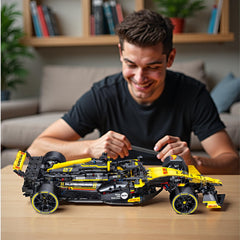 JSINMA Technic F1 RS20 scale model on a shelf for home or office display