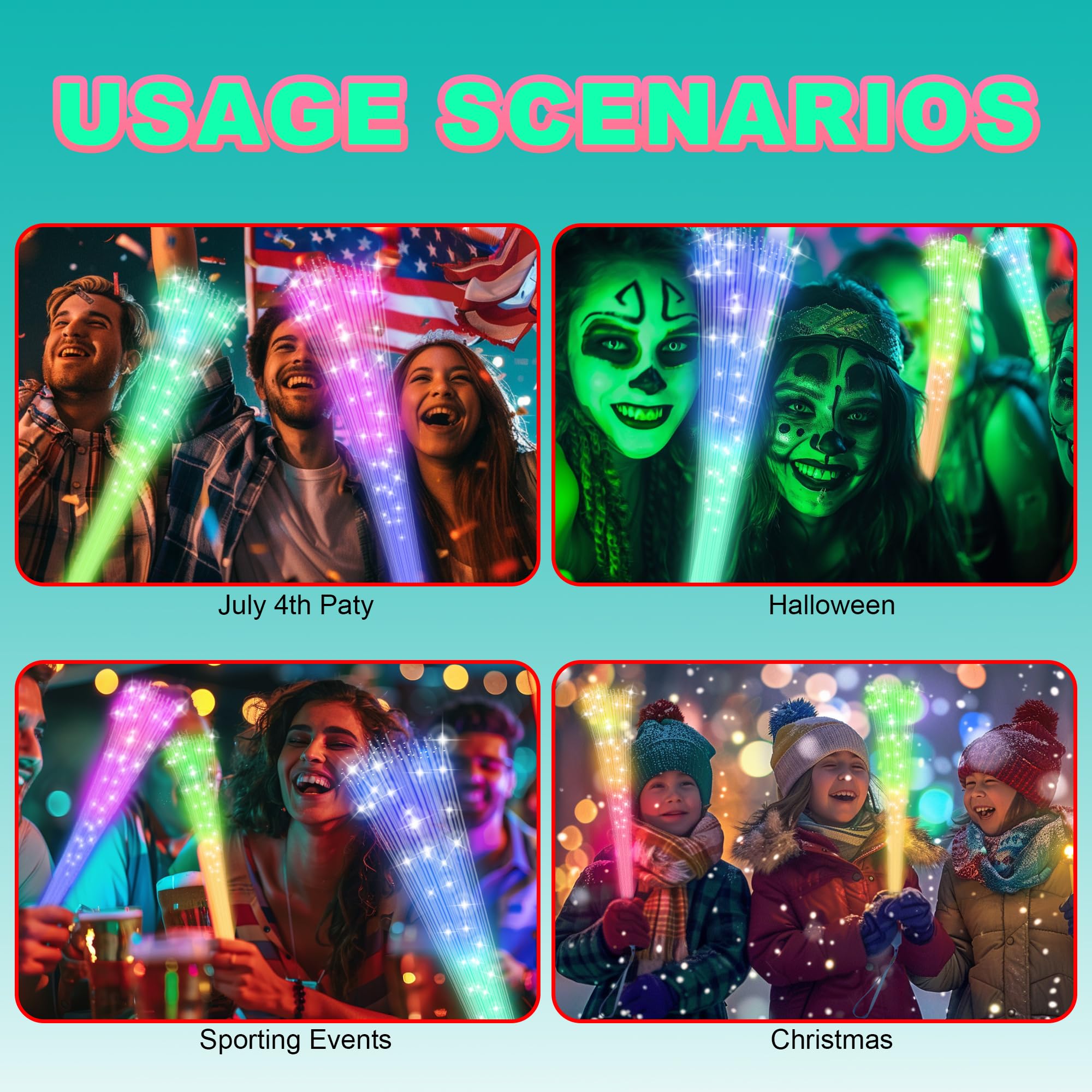 JSronms LED glow wand elevates concerts and crowds