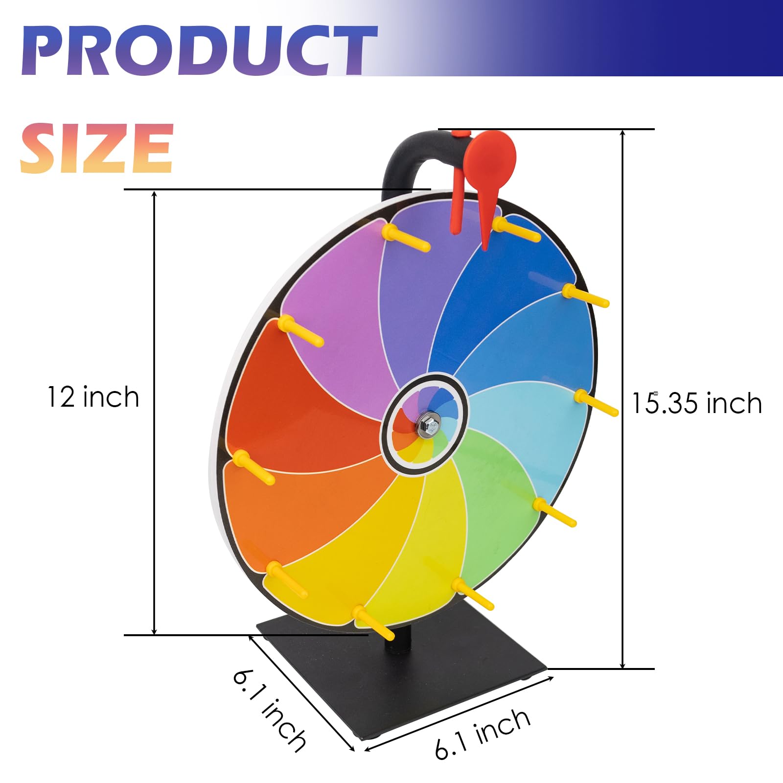JstFrU blank color wheel ready for custom labels and themes.
