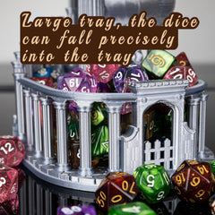 JstFrU DND dice tower silk-texture material delivers premium look and durability.