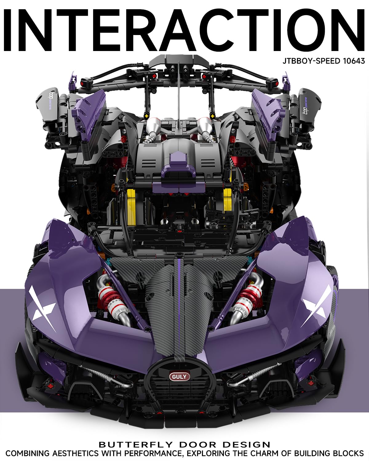 JTBBOY adjustable rear wing demonstrates authentic aerodynamic features