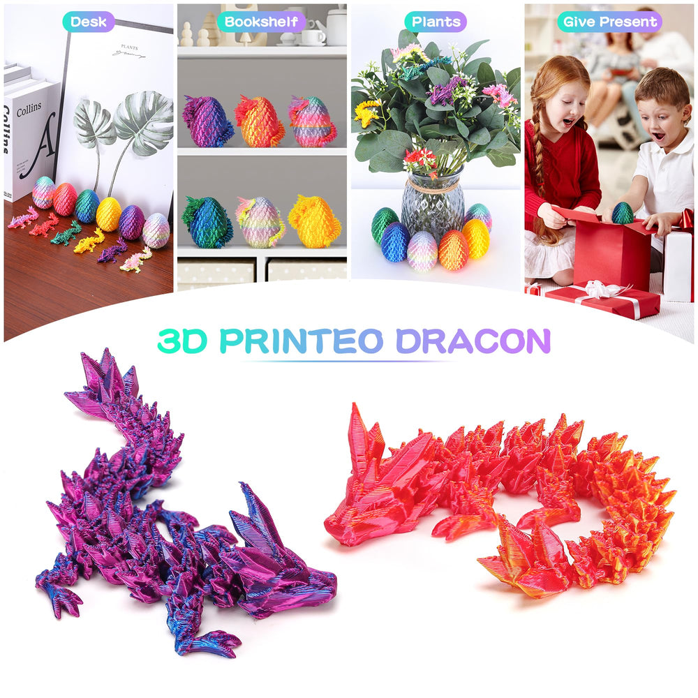 JTILEZU articulated-dragon-figurine a full-range toy for display and storytelling.