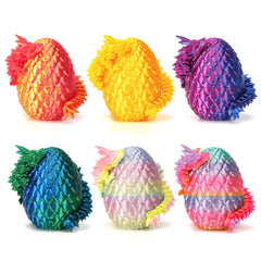 JTILEZU dragon egg red mini for tactile play and decorative display.