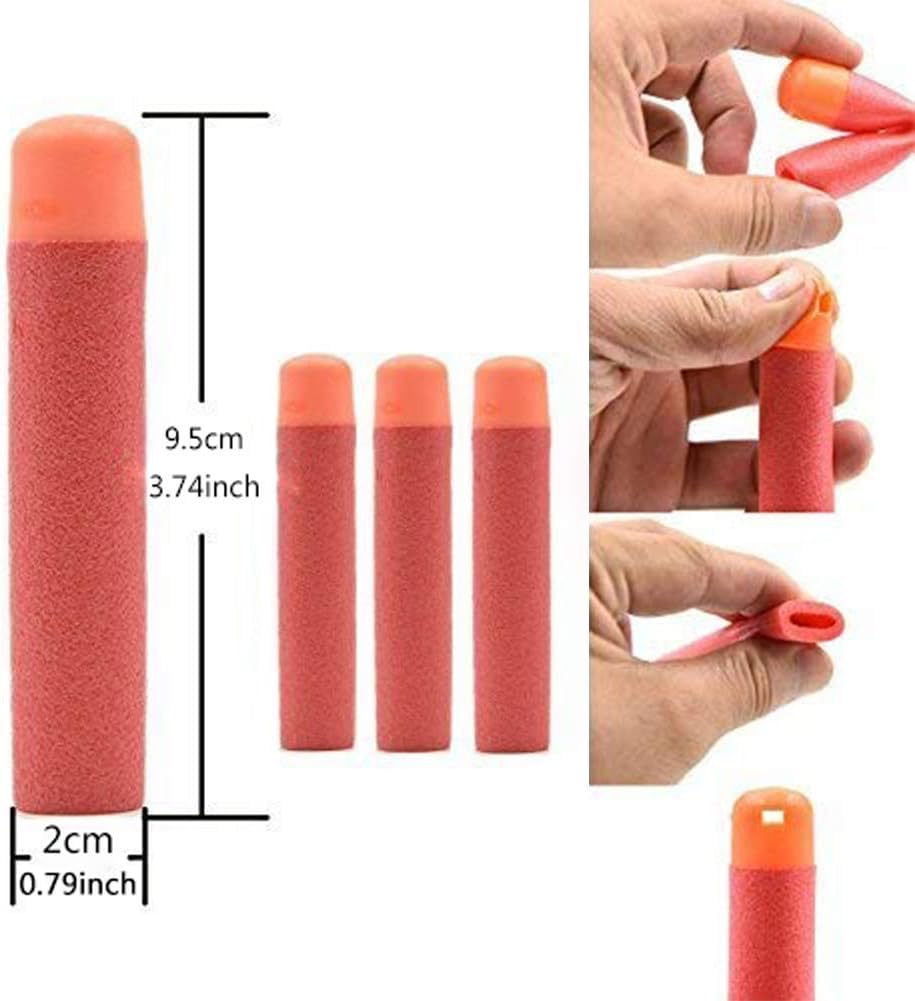 JTS Mega Darts: refill pack, vibrant colors, ideal for rapid reloads during play.