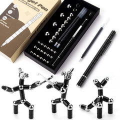 Juboury Magnetic Fidget Pen 14 rings for versatile designs and tactile fun