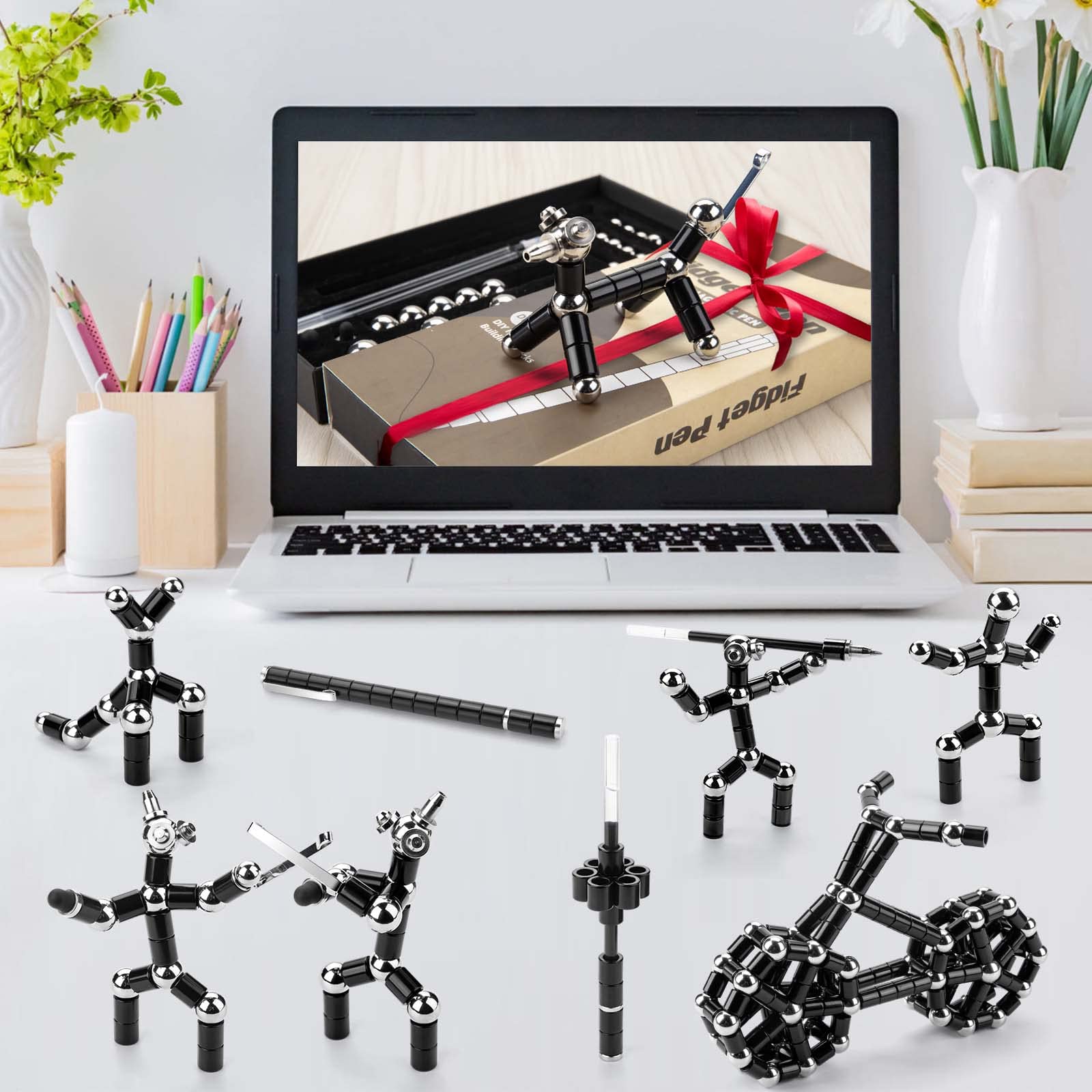 Juboury Magnetic Fidget Pen gift box ready for gifting