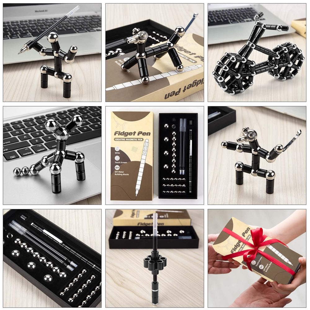Juboury Magnetic Fidget Pen touch tips for smooth screen use