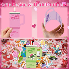 Juchuar tear-resistant stickers in bright colors for lasting decorations