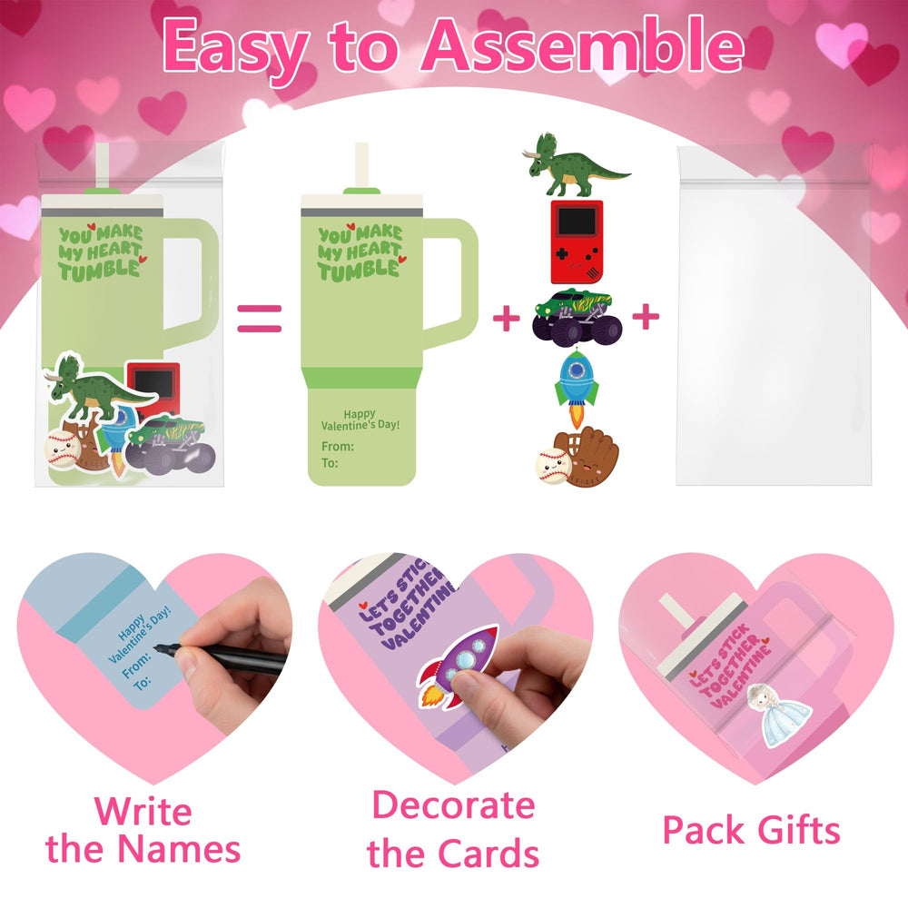 Transparent gift bags included for simple, mess-free Juchuar card presentation