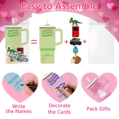 Transparent gift bags included for simple, mess-free Juchuar card presentation