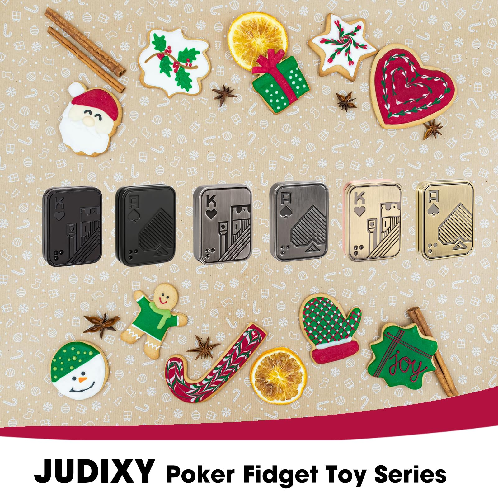 Judixy Edc gift idea metal fidget slider showcases premium craftsmanship
